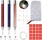 Diamond Painting Pen Kits with LED, 5D Light Up Drill Pens for Arts, Nails DIY Crafts Decoration, 12pcs Tips